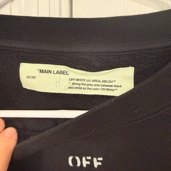 Rare! Off-White Black Backless Sweater Dress with Logo Strap
Size small - Picture 3 of 5